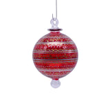 Egyptian Glass Ornaments: Large Round Oval/Disc and Drop