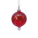 Egyptian Glass Ornaments: Large Round Oval/Disc and Drop