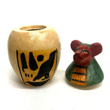Hand Made and Painted Canopic Jars