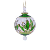 Egyptian Glass Ornaments: Large Round Oval/Disc and Drop