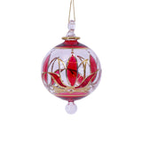 Egyptian Glass Ornaments: Large Round Oval/Disc and Drop