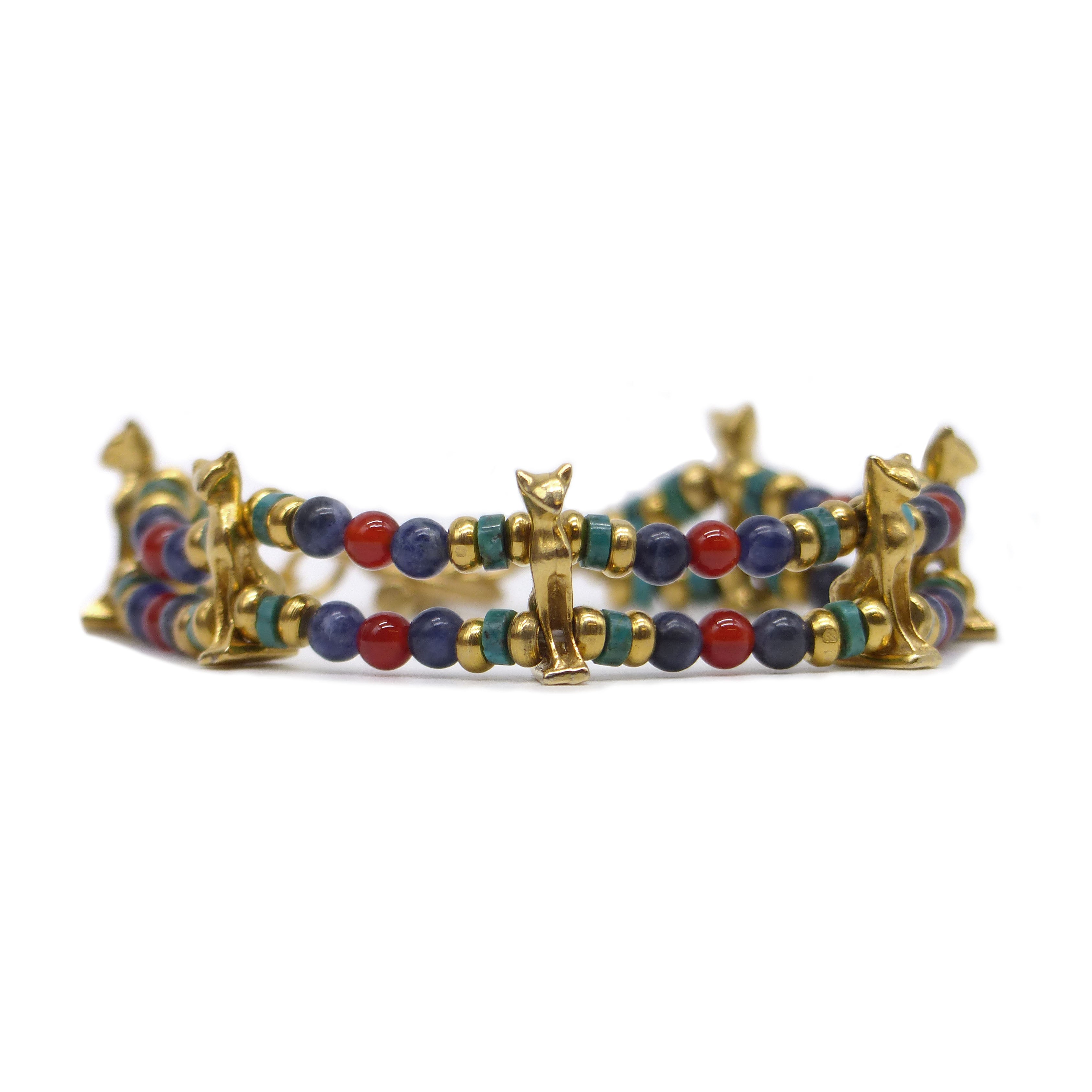 Bastet Cat Bracelet