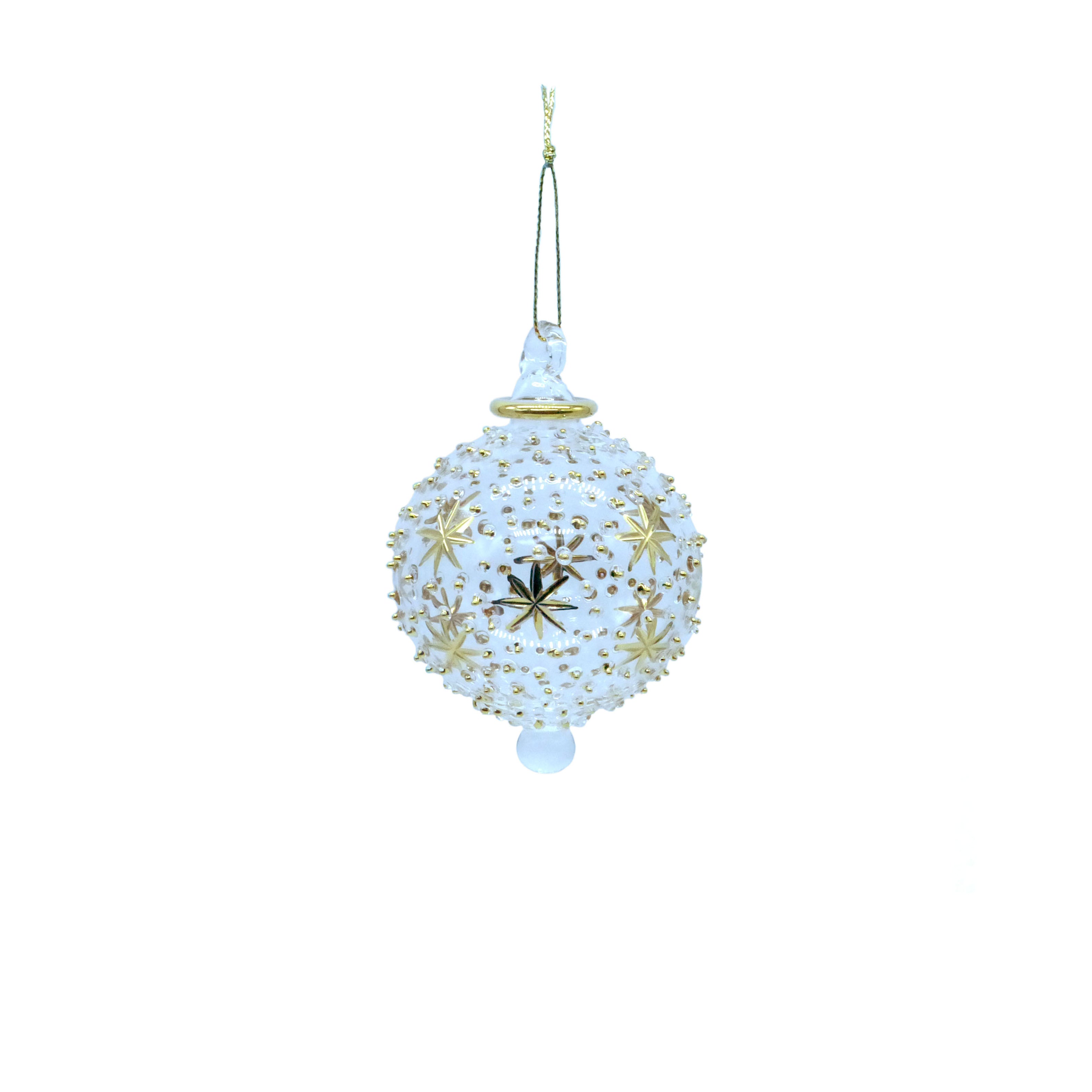 Egyptian Glass Ornaments: Small Round/Oval