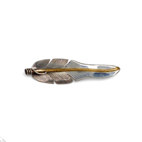 Sterling Silver Navajo Feather pin by Lena Platero