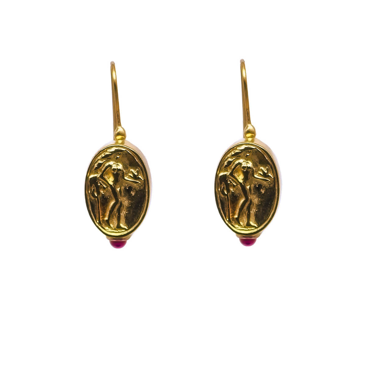 Aphrodite Coin Earrings
