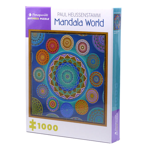 1000 Piece Puzzle "Mandala World" by Paul Heussenstamm