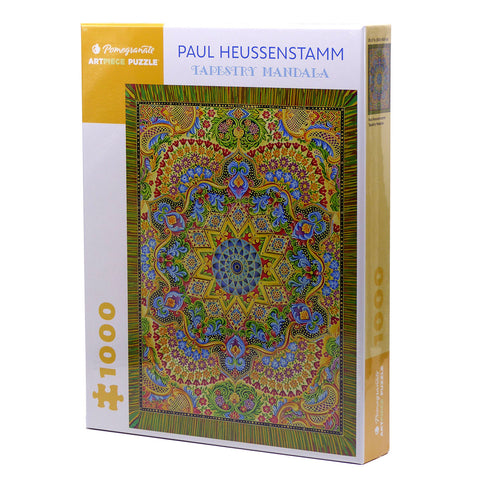 1000 Piece Puzzle "Tapestry Mandala" by Paul Heussenstamm