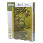 1000 Piece Puzzle "Birds & Flowers" Japanese Hanging Scroll