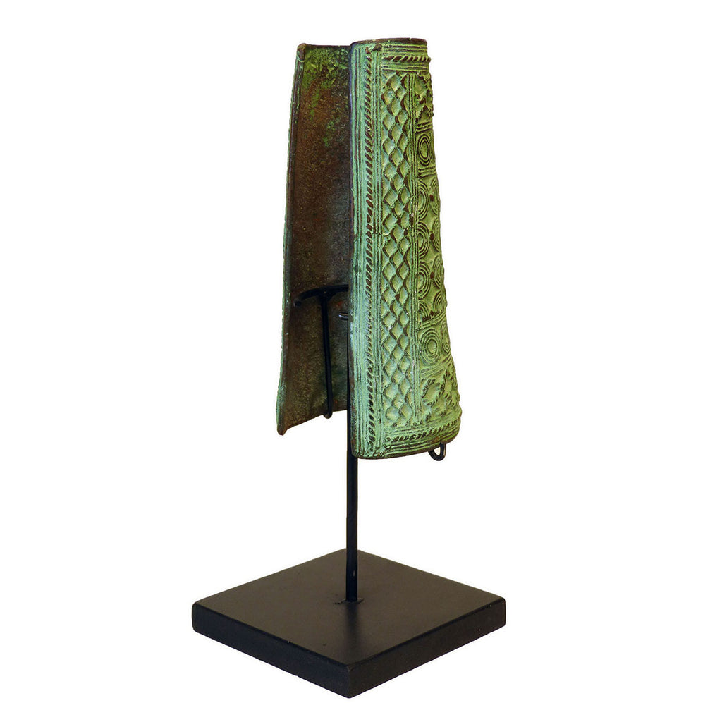 Large Tikar Bronze Cuff with stand