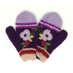 Hand Knitted Wool Mittens