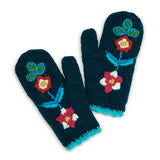 Hand Knitted Wool Mittens