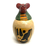 Hand Made and Painted Canopic Jars