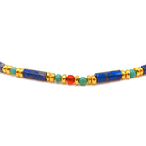 Egyptian Lapis and Turquoise Necklace