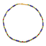 Egyptian Lapis and Turquoise Necklace