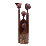 Mozambican Sandalwood Four Sisters Sculpture