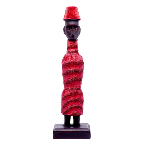 Beaded Namji Doll with Hat