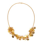 Geometric Gold Finials Necklace