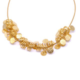 Geometric Gold Finials Necklace