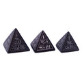 Egyptian Basalt Pyramid set of 3