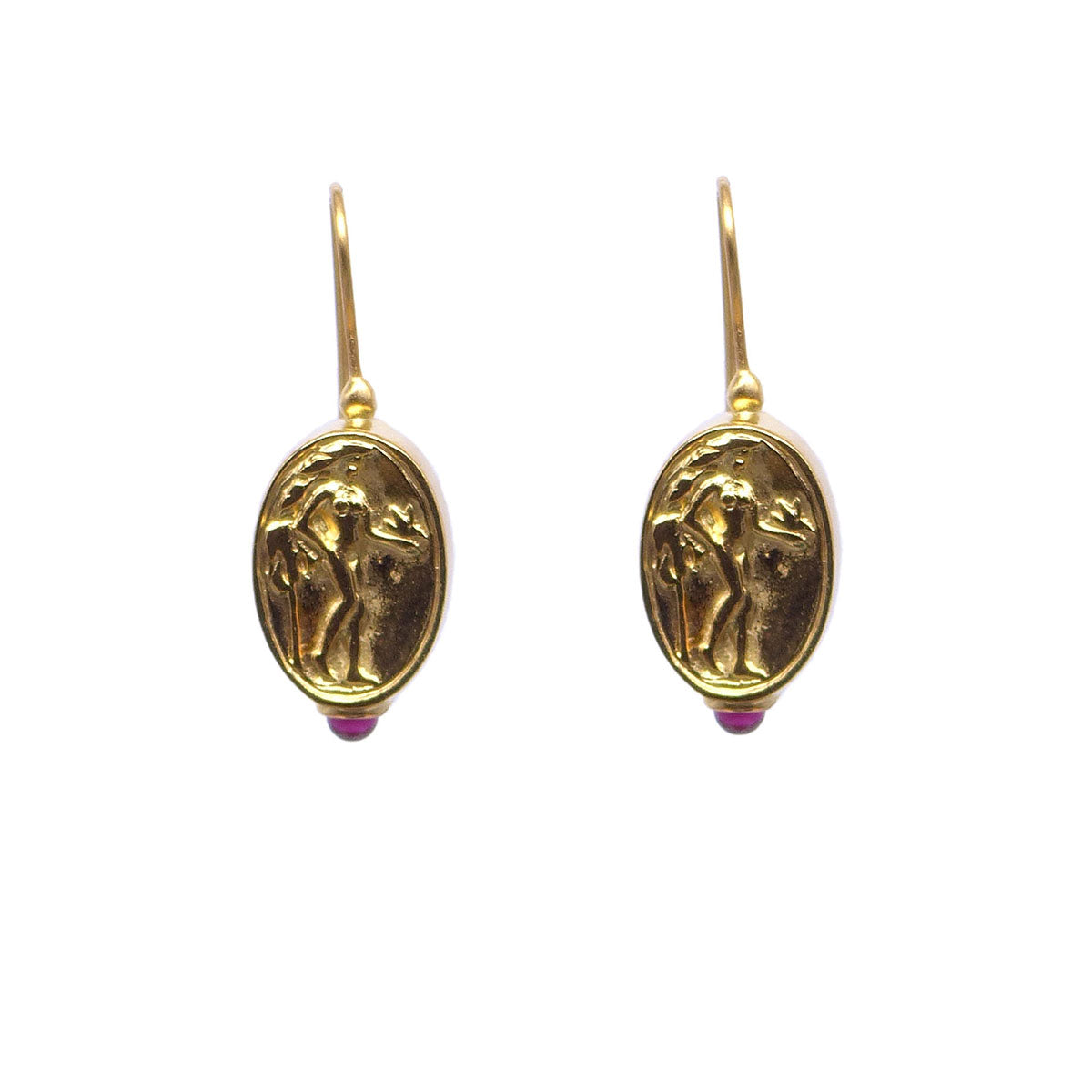Aphrodite Coin Earrings