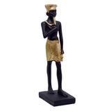 Gold Leaf Egyptian Statues