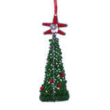 Beaded Christmas Tree Ornament