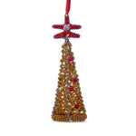 Beaded Christmas Tree Ornament