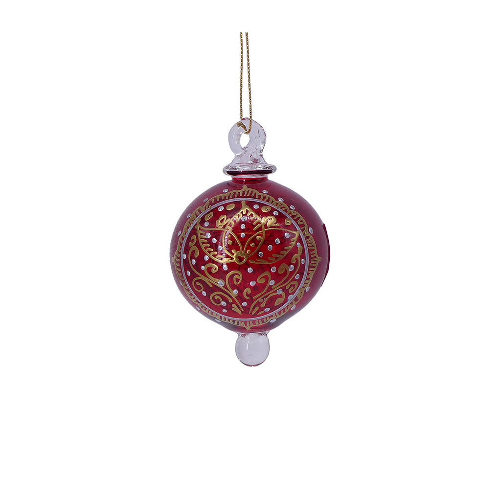 Egyptian Glass Ornaments: Small Round/Oval