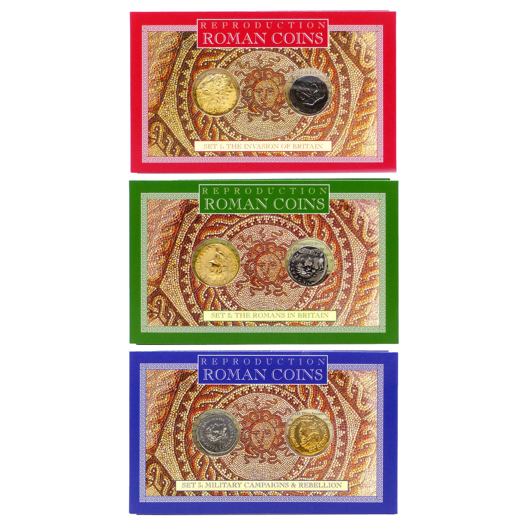 Reproduction Roman Coins (3 sets of 2)